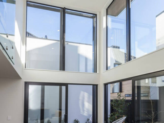 Large windows interior